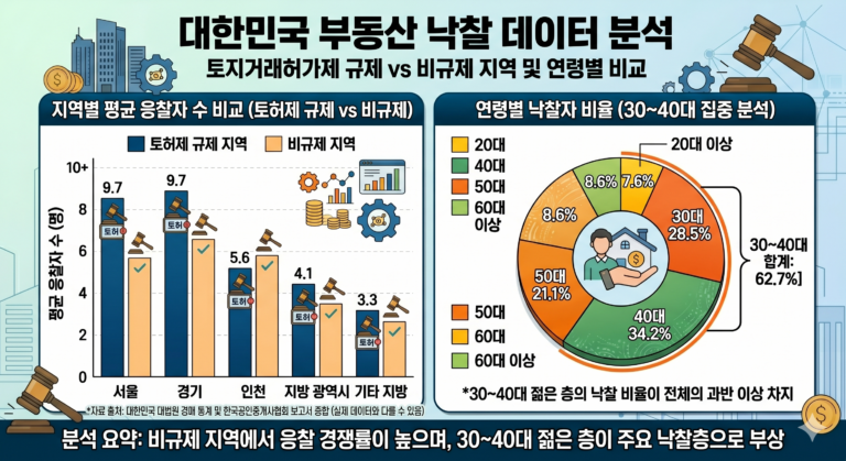 '15억 이하' 감정가 넘겨 낙찰, 토지거래허가구역 경매에 3040 몰리는 수치적 진실