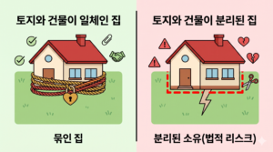경매 법정지상권 토지와 건물 소유자가 갈라진 상황